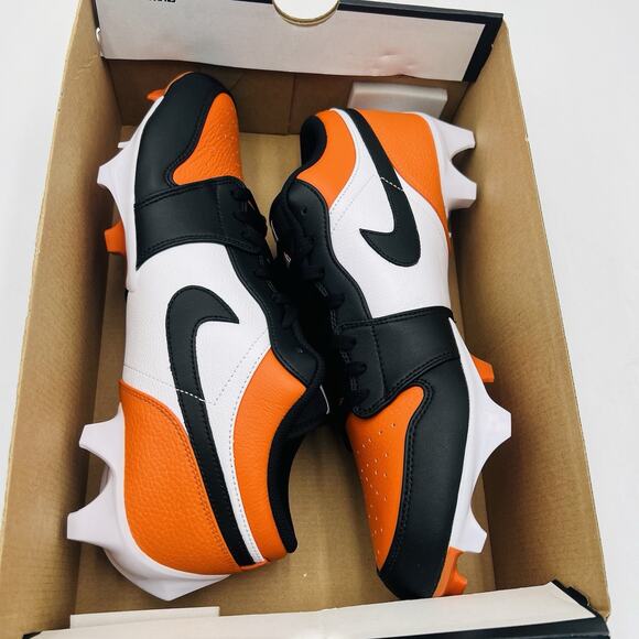 Nike Air Jordan 1 Low TD Black Orange FJ6245 801 Mens Size 13.5 NEW Football main image 6